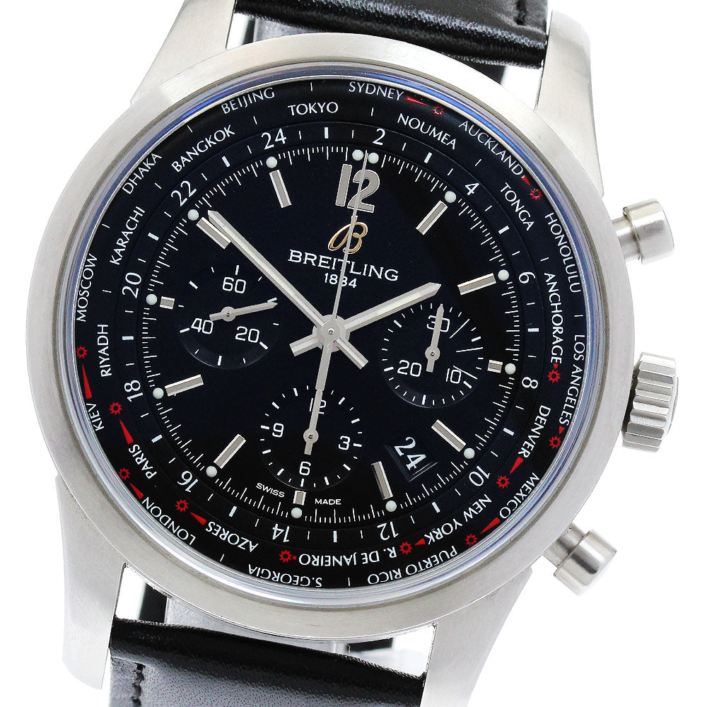 BREITLING Transocean AB0510 Chronograph Uni-time Automatic Men's Watch_885465