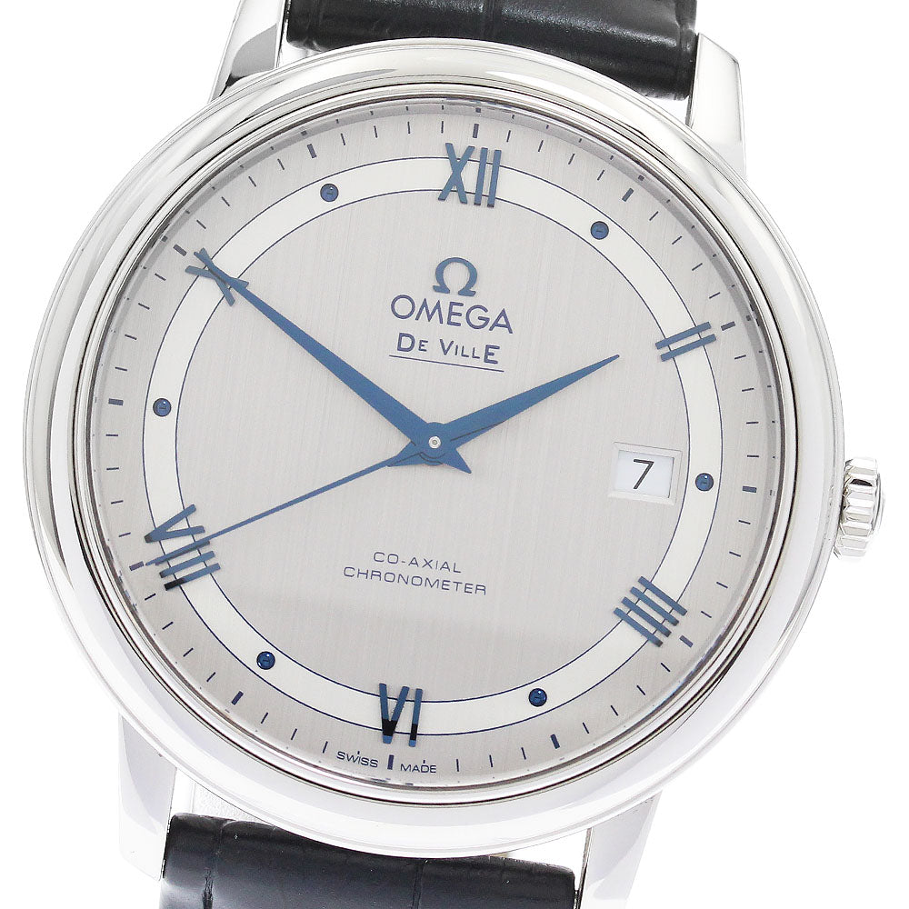 OMEGA De Ville Prestige 424.13.40.20.02.003 Coaxial Silver Dial Automatic Men's Watch_885491