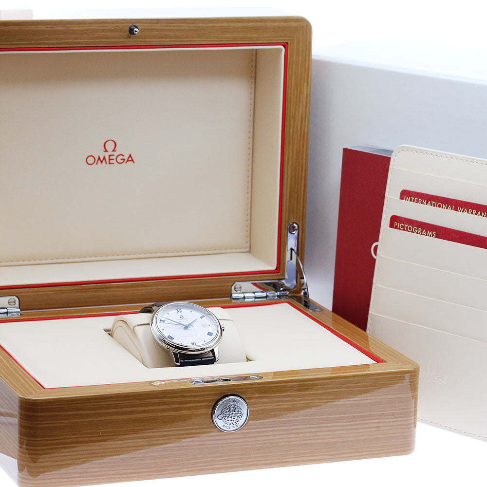OMEGA De Ville Prestige 424.13.40.20.02.003 Coaxial Silver Dial Automatic Men's Watch_885491