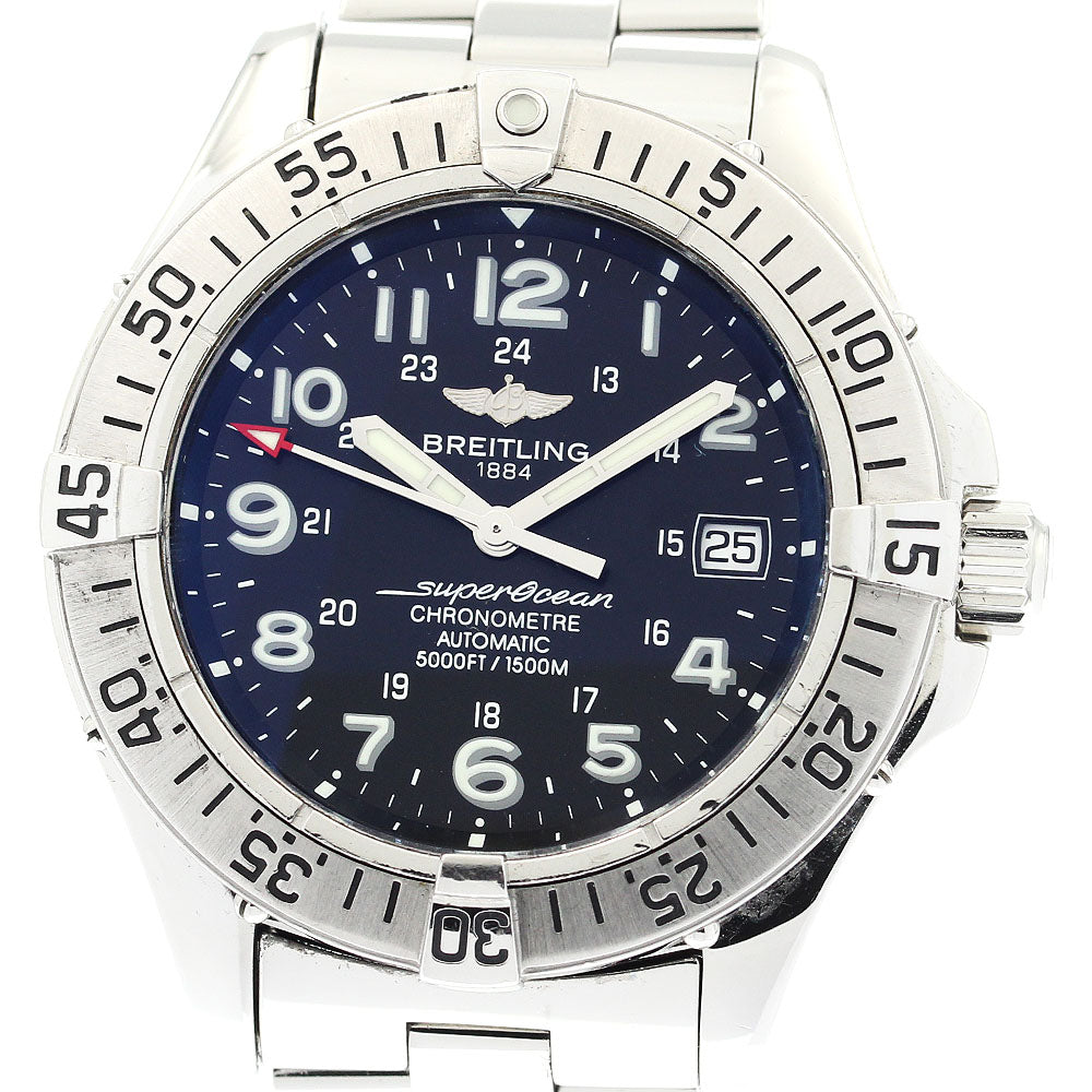 BREITLING Super Ocean A17360 Date black Dial Automatic Men's Watch_885497