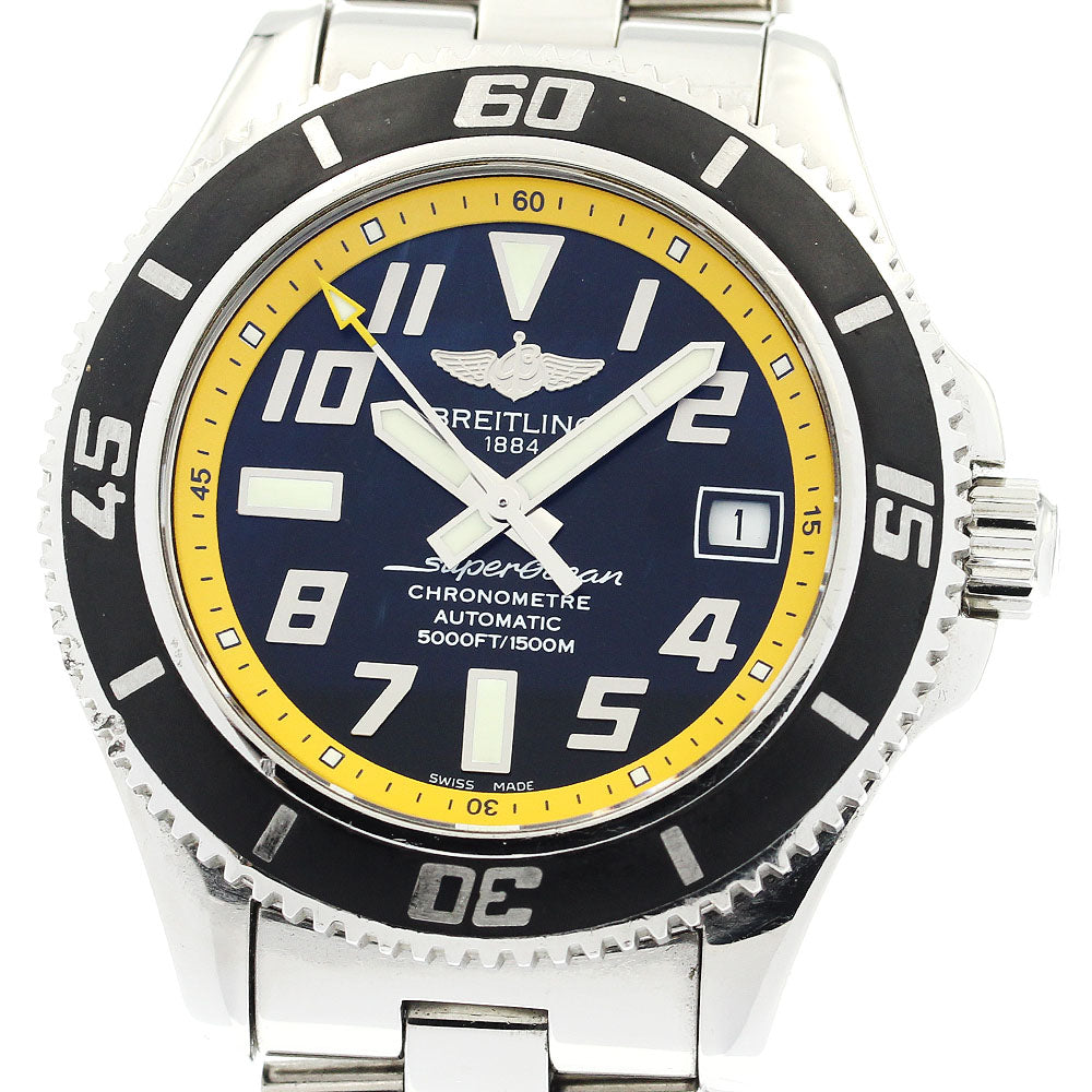 BREITLING Super Ocean 42 A17364 Date black Dial Automatic Men's Watch_885461
