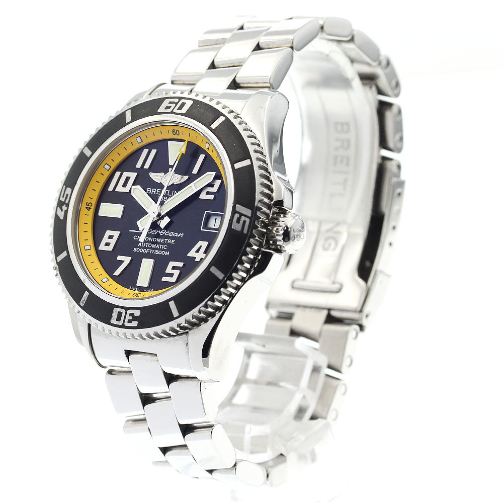 BREITLING Super Ocean 42 A17364 Date black Dial Automatic Men's Watch_885461