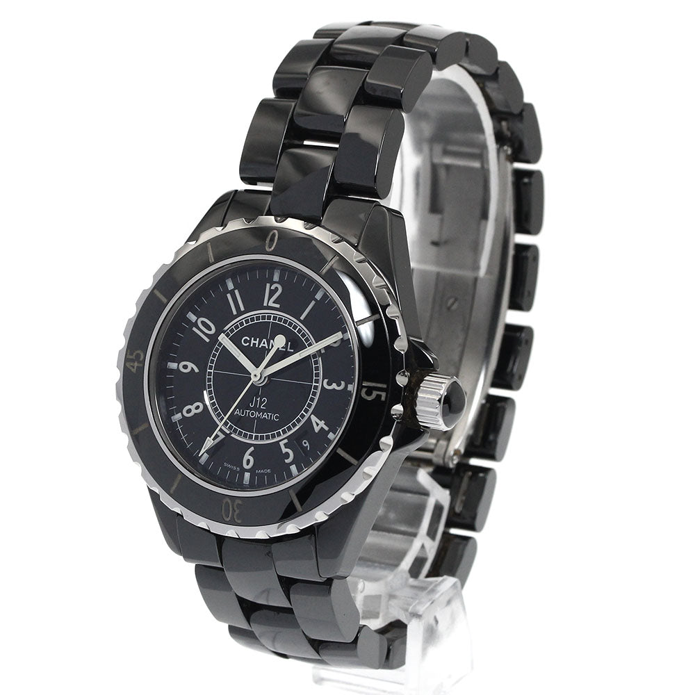 CHANEL J12 H0685 Black Ceramic 38MM Date black Dial Automatic Men's Watch_885508
