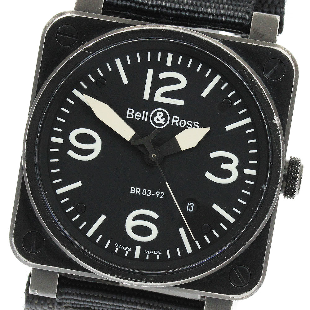 Bell＆Ross BR03-92CFB-H Date black Dial Automatic Men's Watch_885515