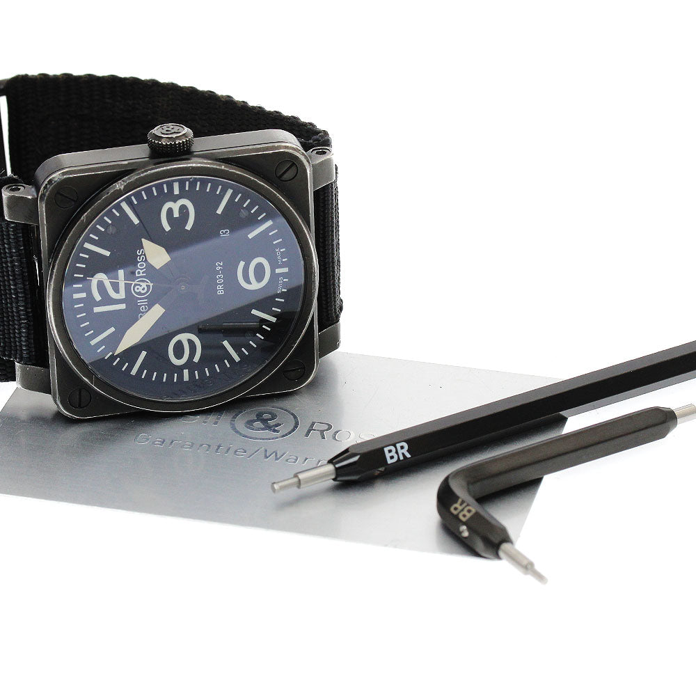 Bell＆Ross BR03-92CFB-H Date black Dial Automatic Men's Watch_885515