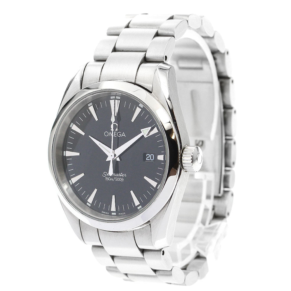 OMEGA Seamaster Aqua Terra 2518.50 Date black Dial Quartz Boy's Watch_885520