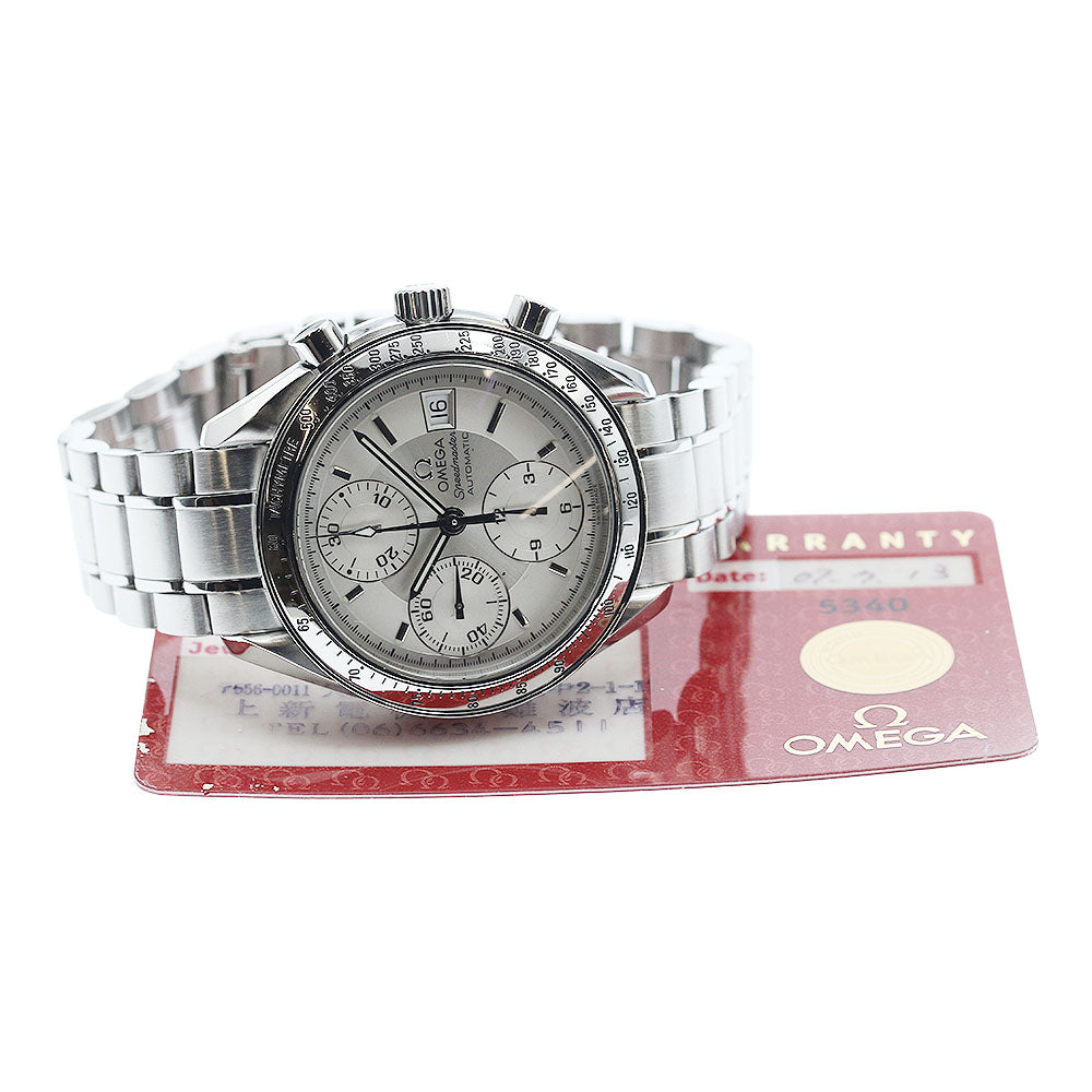 OMEGA Speedmaster 3513.30 Date Chronograph Silver Dial Automatic Men's_885827