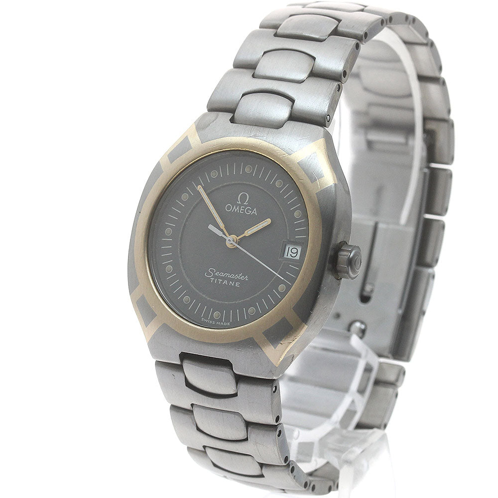 OMEGA Seamaster Polaris Date gray Dial Quartz Men's Watch_885839