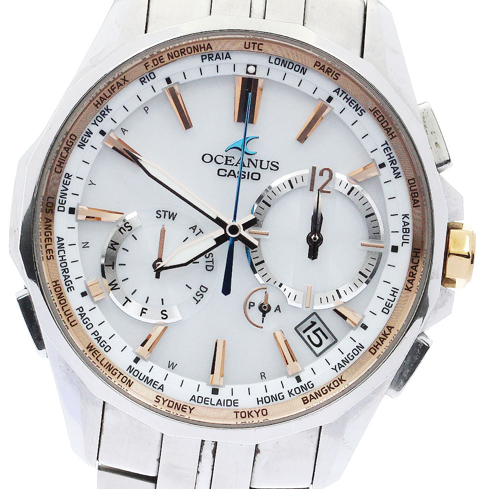CASIO Oceanus Manta OCW-S3400E-7AJF Solar Powered Radio Men's Watch_885840