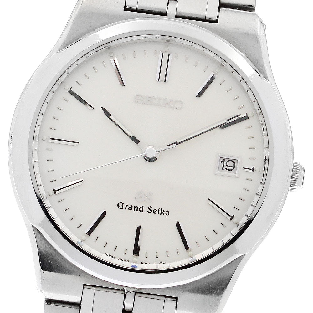 SEIKO Grand Seiko SBGG001/8N65-9000 Date Silver Dial Quartz Men's Watch_885849