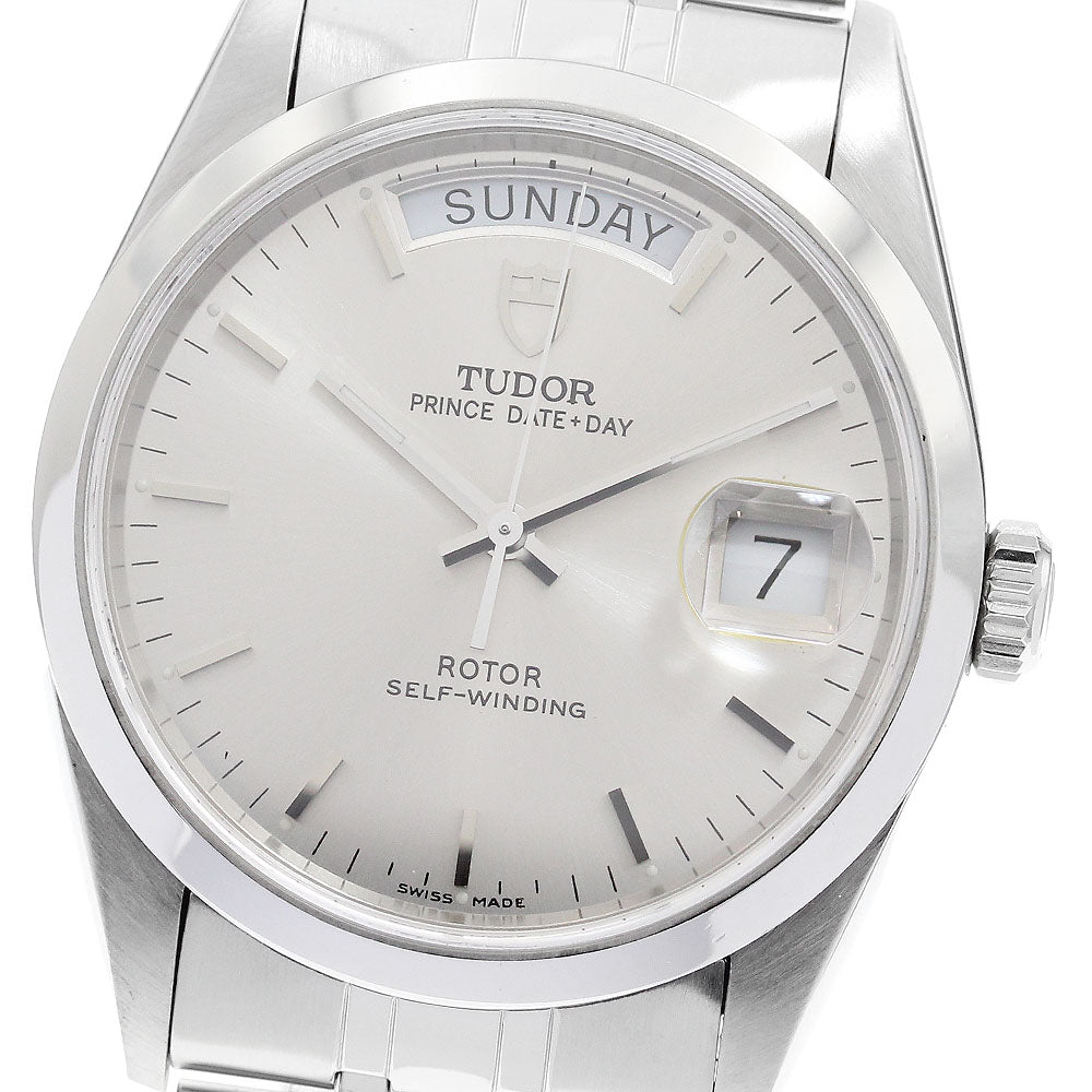 TUDOR Prince Date Day 76200 Silver Dial Automatic Boy's Watch_885854