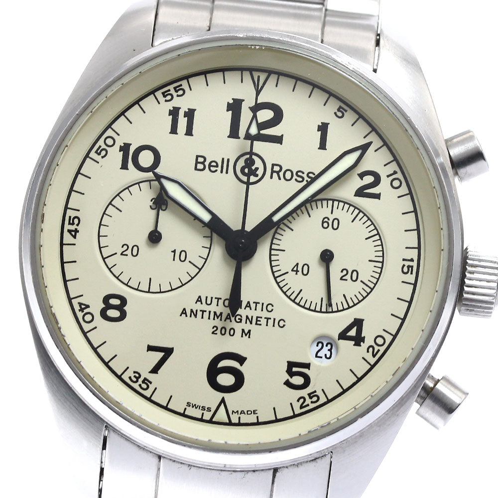 Bell＆Ross 126.A Date Chronograph beige Dial Automatic Men's Watch_885859