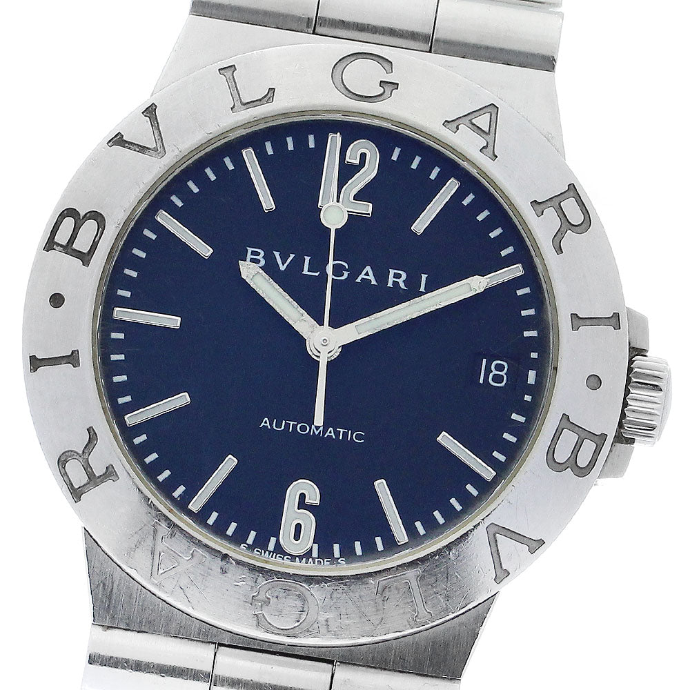 BVLGARI Diagono LCV35S Date black Dial Automatic Men's Watch_885877