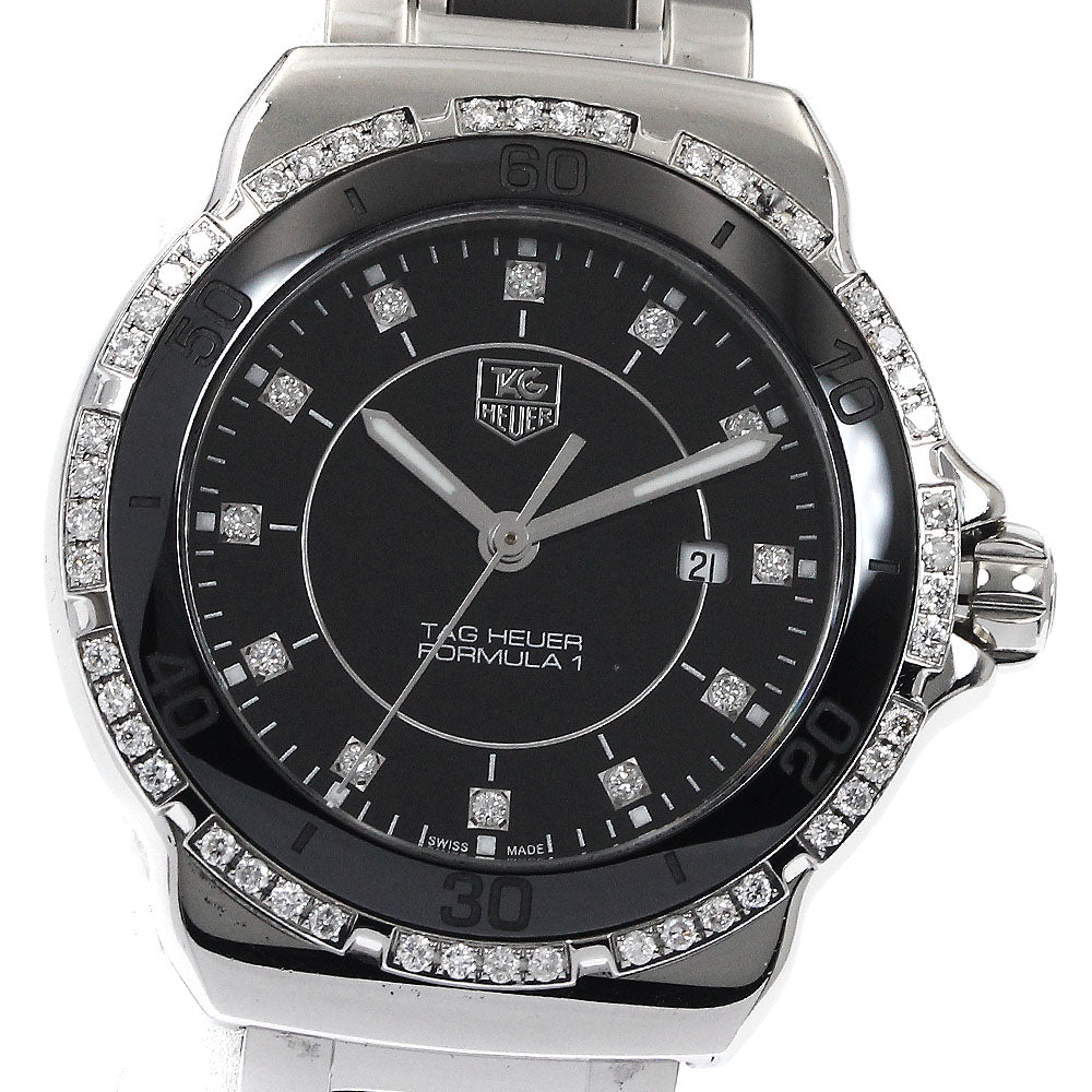 TAG HEUER Formula 1 WAH1312.BA0867 12P diamond bezel Quartz Ladies Watch_885879