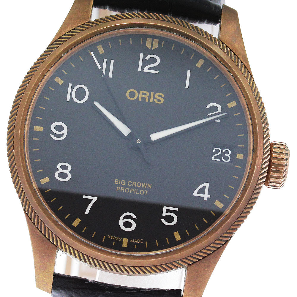 ORIS Big crown pro pilot Date black Dial Automatic Men's Watch_885896