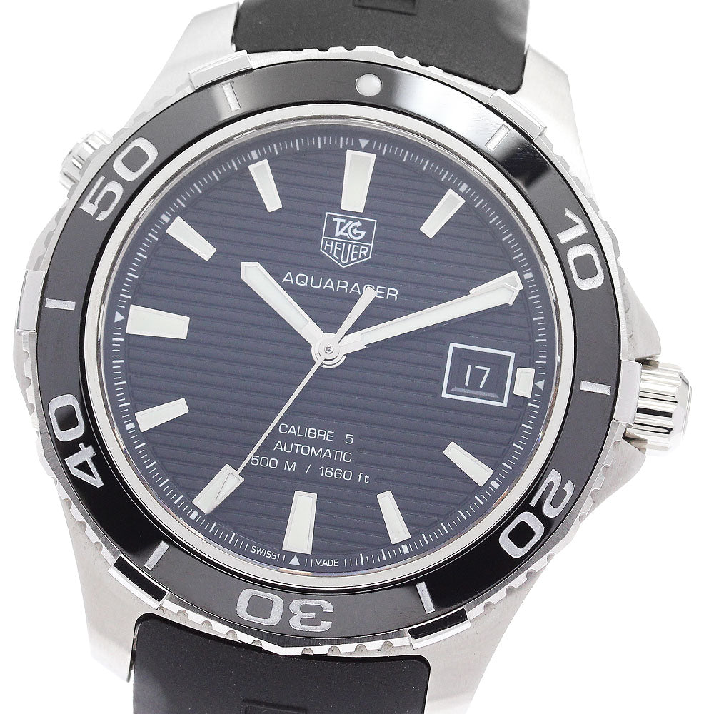 TAG HEUER Aqua Racer Caliber 5 WAK2110 Date black Dial Automatic Men's_885899