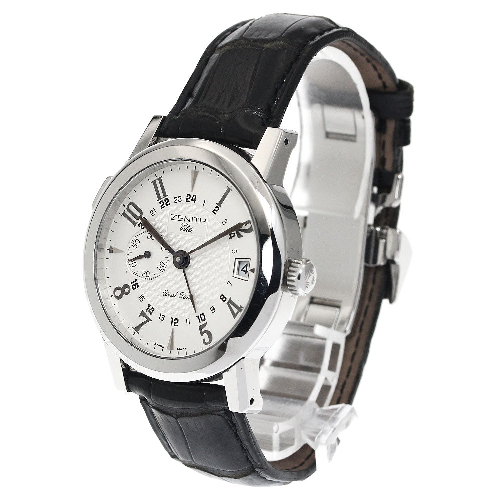 ZENITH Port Royale Elite 01/02.0451.682 Dual time GMT Silver Dial Automatic Men's Watch_885902