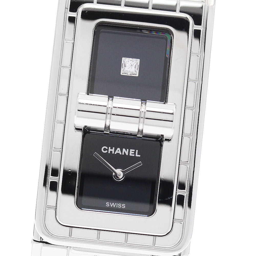 CHANEL Code Coco H5144 1P diamond black Dial Quartz Ladies Watch_885907