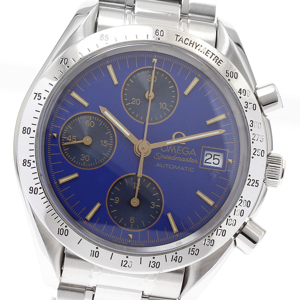 OMEGA Speedmaster 3511.81 Chronograph blue Dial Automatic Men's Watch_885914