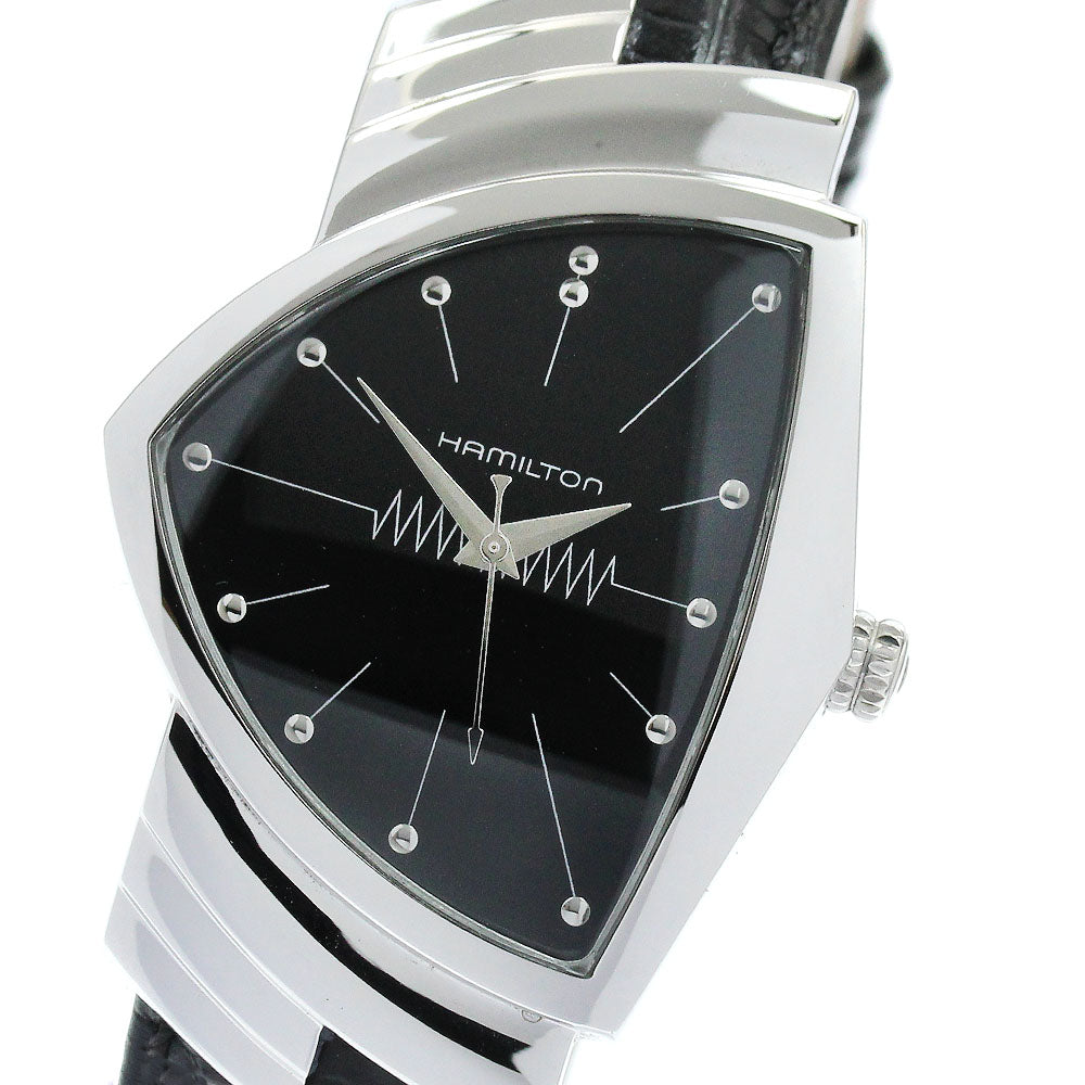 HAMILTON Ventura H244112 Black Dial Quartz Men's Watch_885918