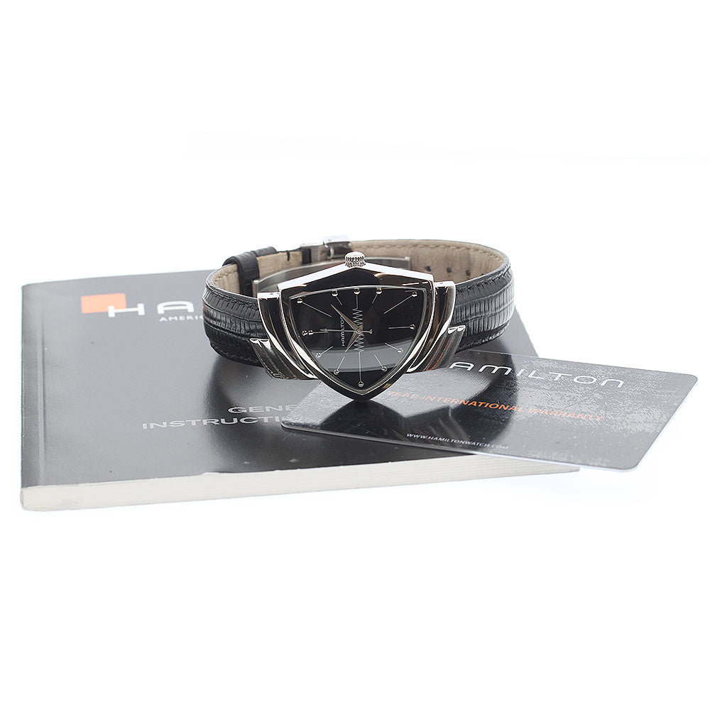 HAMILTON Ventura H244112 Black Dial Quartz Men's Watch_885918