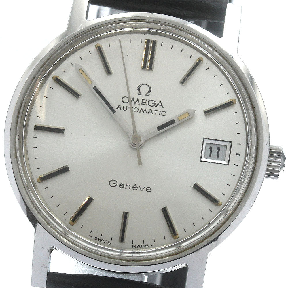OMEGA Geneve 166.0163 Date Cal.1012 Silver Dial Automatic Men's Watch_885948