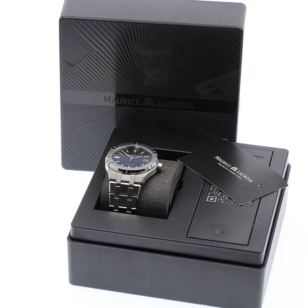 MAURICE LACROIX icon AI6007 Date black Dial Automatic Men's Watch_885996