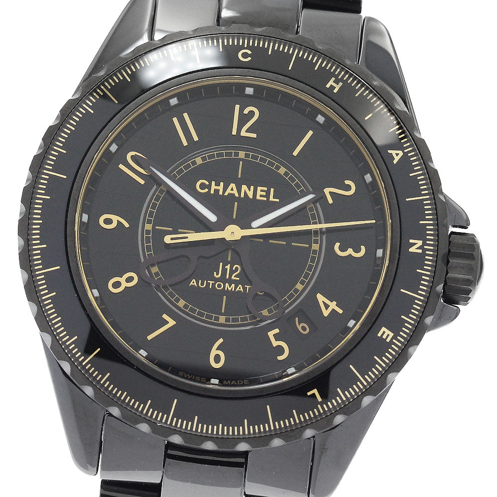 CHANEL J12 Couture 38MM H9762 Black ceramic Automatic Men's Watch_886001