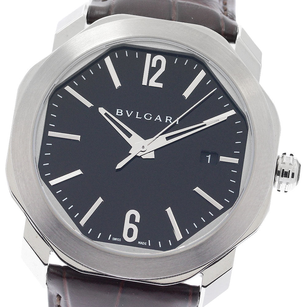 BVLGARI Octo OC41S Date Black Dial Automatic Men's Watch_886011