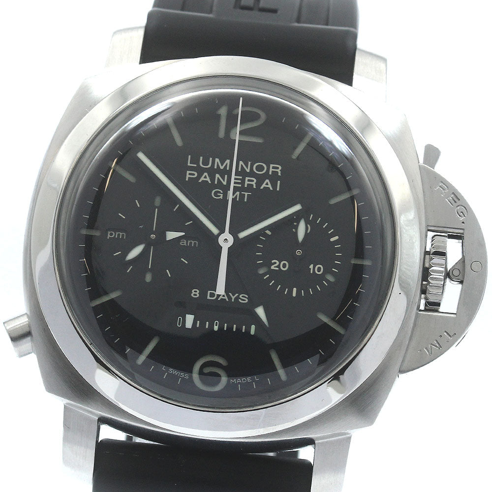 PANERAI Luminor 8Days PAM00275 GMT chronograph Hand Winding Men's Watch_886030