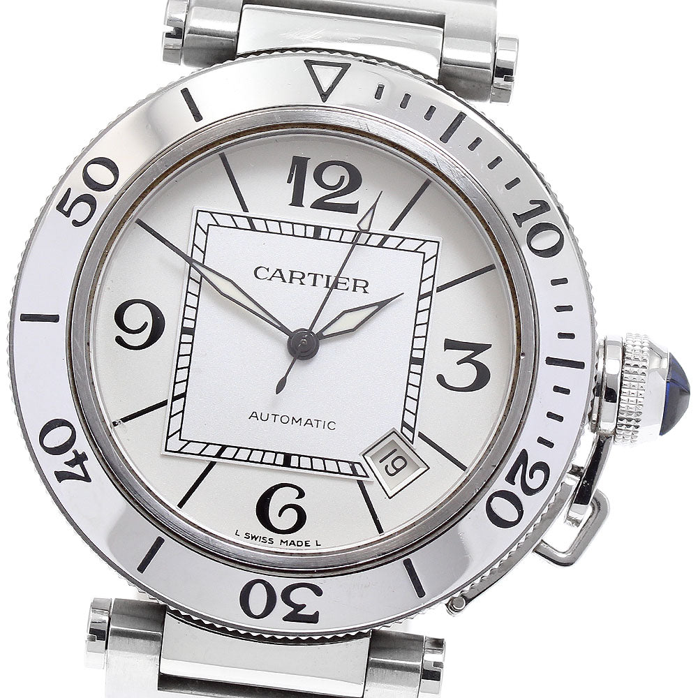 CARTIER Pacha Sea timer W31080M7 Date Silver Dial Automatic Men's Watch_886066