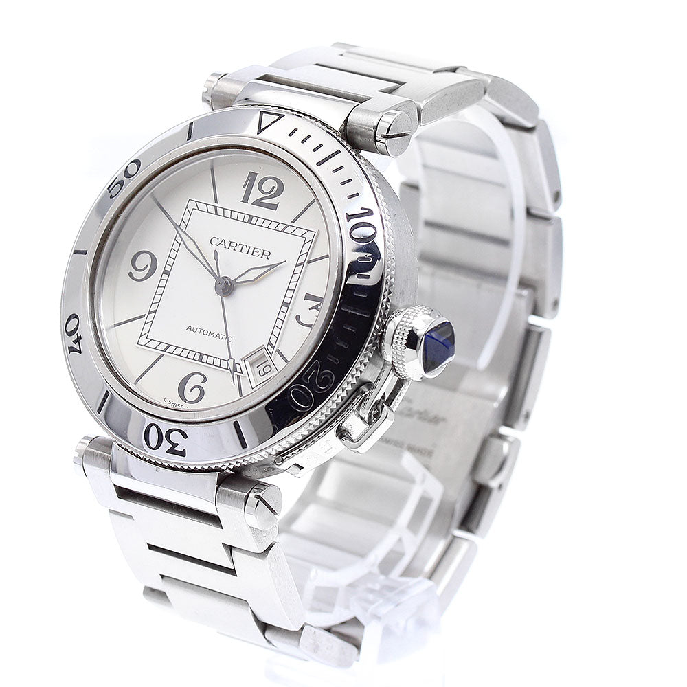 CARTIER Pacha Sea timer W31080M7 Date Silver Dial Automatic Men's Watch_886066