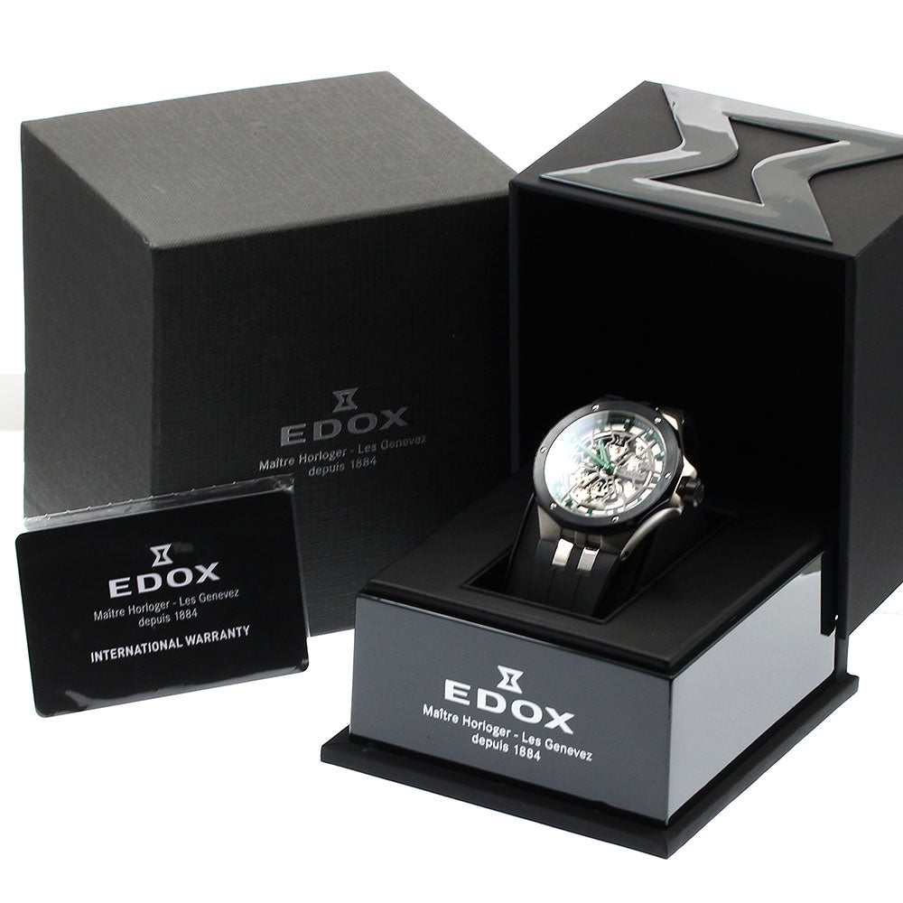EDOX Delphin Meccano 85303-3NN-VB skeleton Dial Automatic Men's Watch_886082