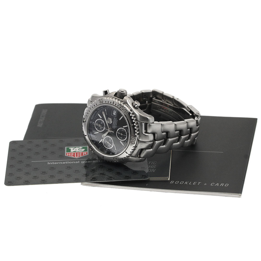 TAG HEUER Link CT2111.BA0550 Chronograph Date black Dial Automatic Men's_886089