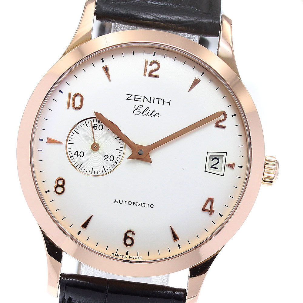 ZENITH Class elite 17.0125.680 K18PG small second Silver Dial Automatic Men's Watch_886093