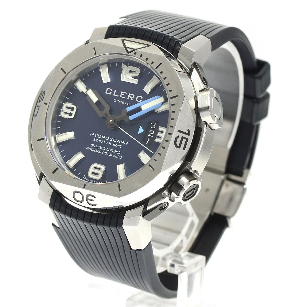 CLERC Hydroscaph H1 H1-1.4.3 Date Navy Dial Automatic Men's Watch_886094