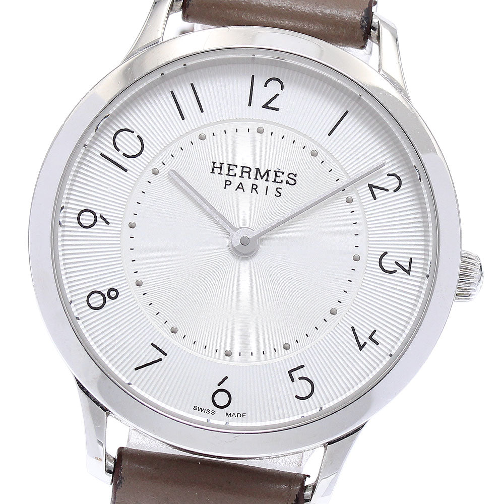 HERMES Slim du Hermes CA2.210 Silver Dial Quartz Ladies Watch_886103