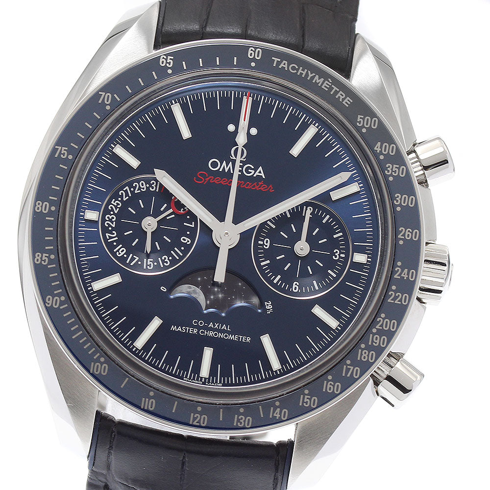 OMEGA Speedmaster 304.33.44.52.03.001 Moonphase Co-Axial Master Chronometer Navy Dial Automatic Men's Watch_886105
