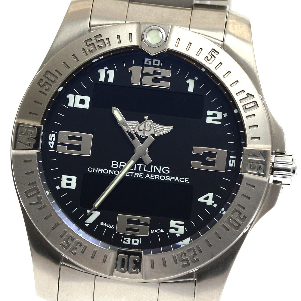 BREITLING Aerospace Evo E79363 black Dial Quartz Men's Watch_886106