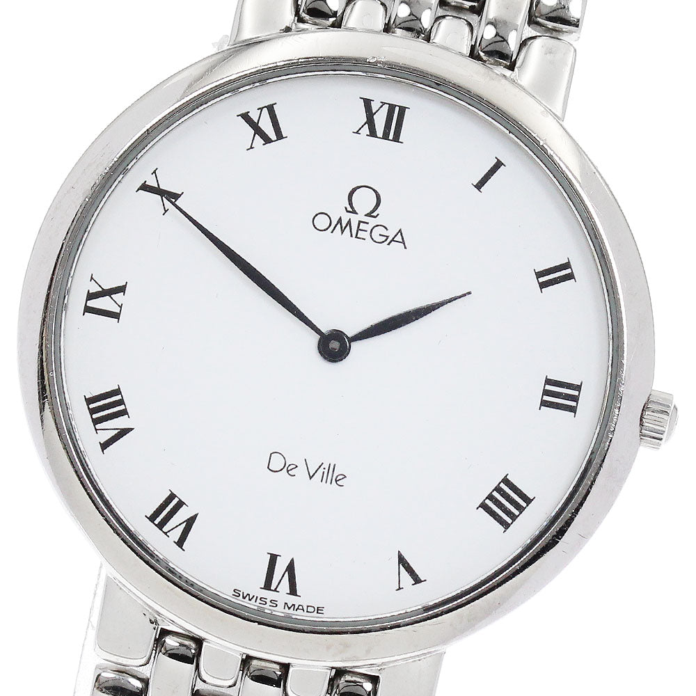 OMEGA De Ville white Dial Quartz Men's Watch_886114