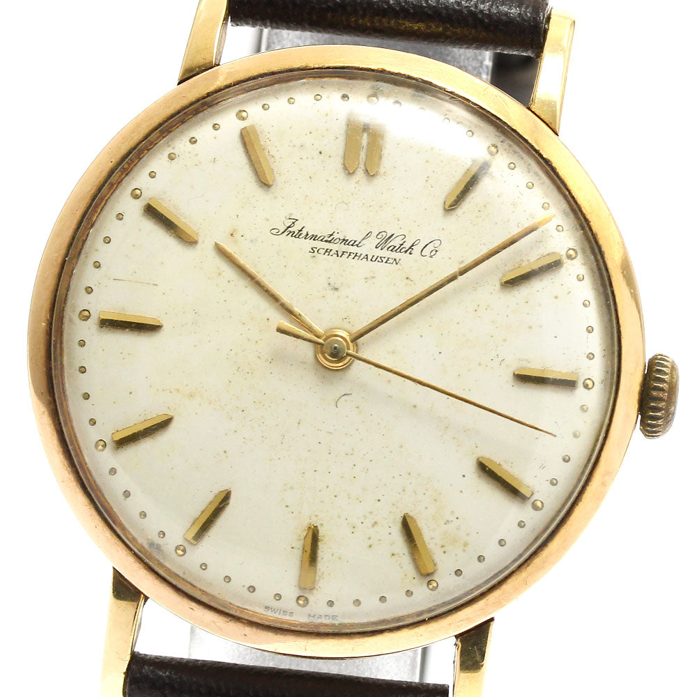 IWC SCHAFFHAUSEN K18YG Vintage Cal.89 Hand Winding Men's Watch_886116