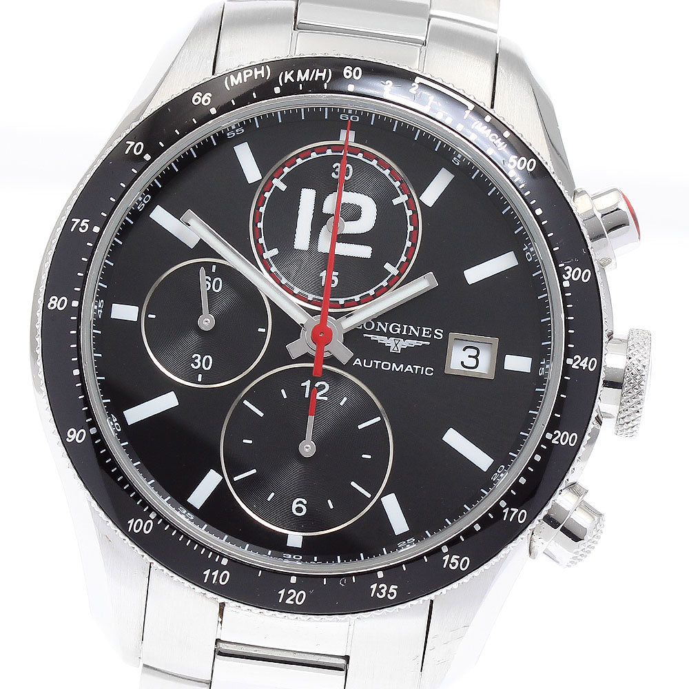 LONGINES Gran Vitez L3.636.4 Chronograph black Dial Automatic Men's Watch_886120