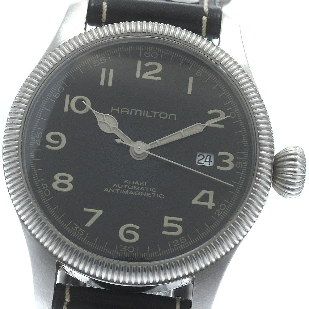 HAMILTON Khaki Team Earth H604551 Date black Dial Automatic Men's Watch_886121