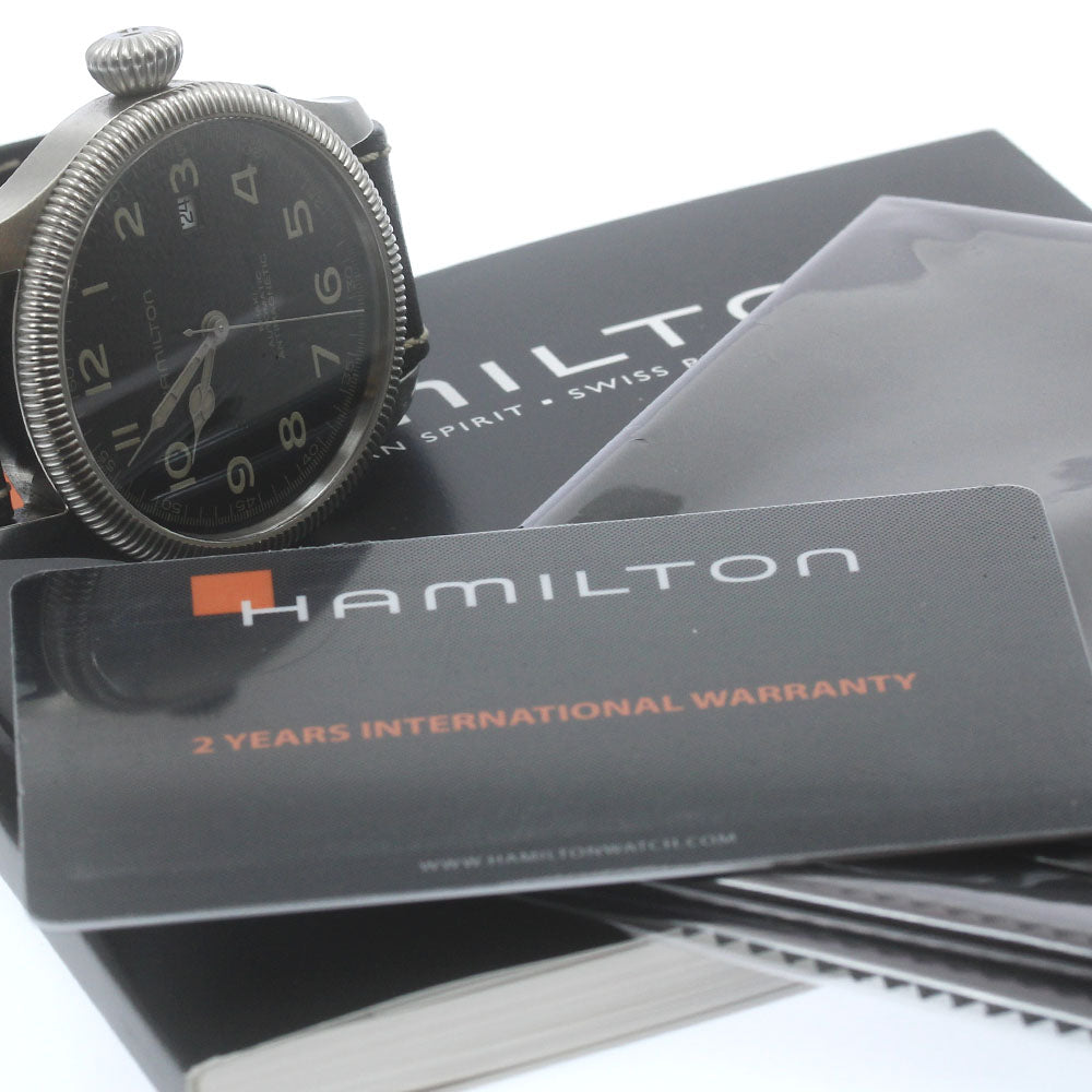 HAMILTON Khaki Team Earth H604551 Date black Dial Automatic Men's Watch_886121