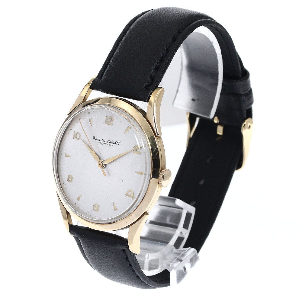 IWC SCHAFFHAUSEN K18YG Vintage Cal.89 Redone Dial Silver Dial Hand Winding Men's Watch_886125