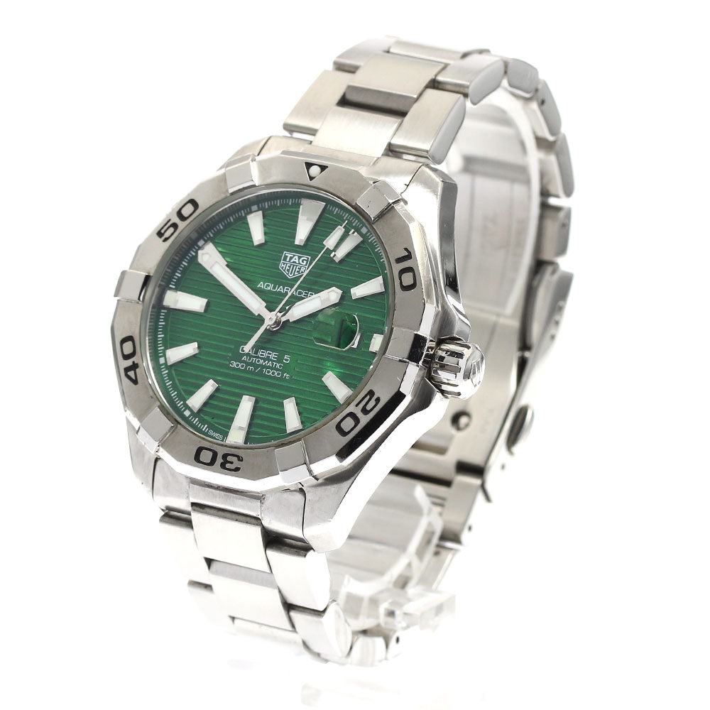 TAG HEUER Aqua racer WAY2015 Caliber 5 green Dial Automatic Men's Watch_886135