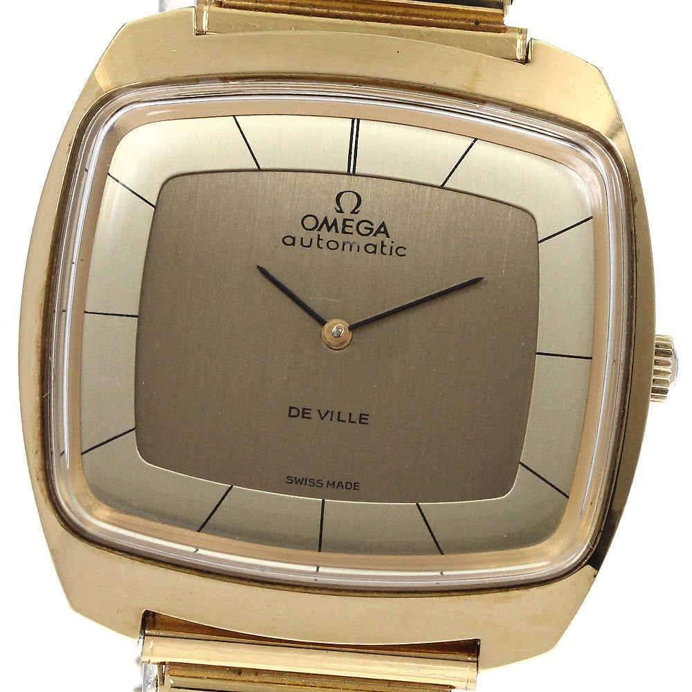 OMEGA De Ville 151.0051 Cal.711 Square gold Dial Automatic Men's Watch_886139