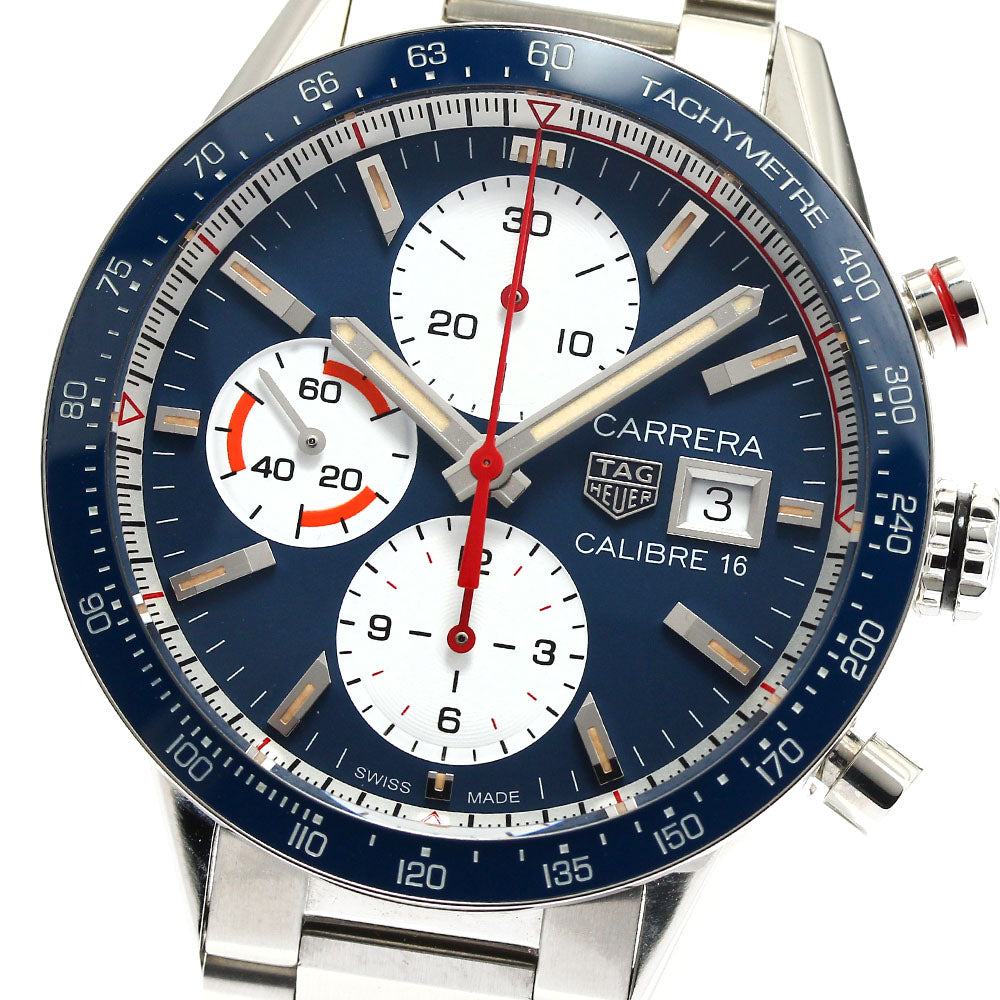 TAG HEUER Carrera CV201AR-1 Caliber 16 blue Dial Automatic Men's Watch_886141