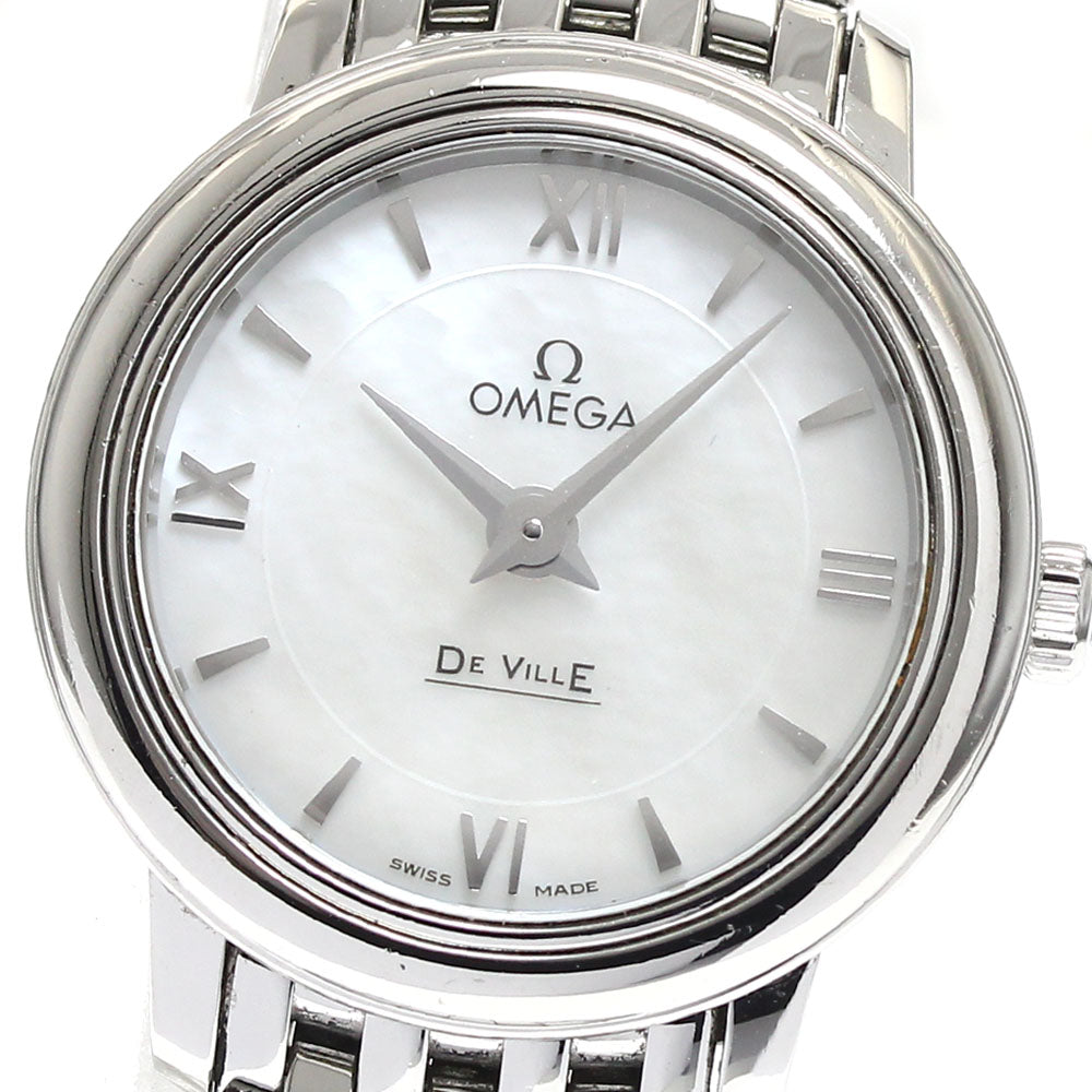 OMEGA De Ville Prestige 424.10.24.60.05.001 White shell Dial Quartz Ladies Watch_886143