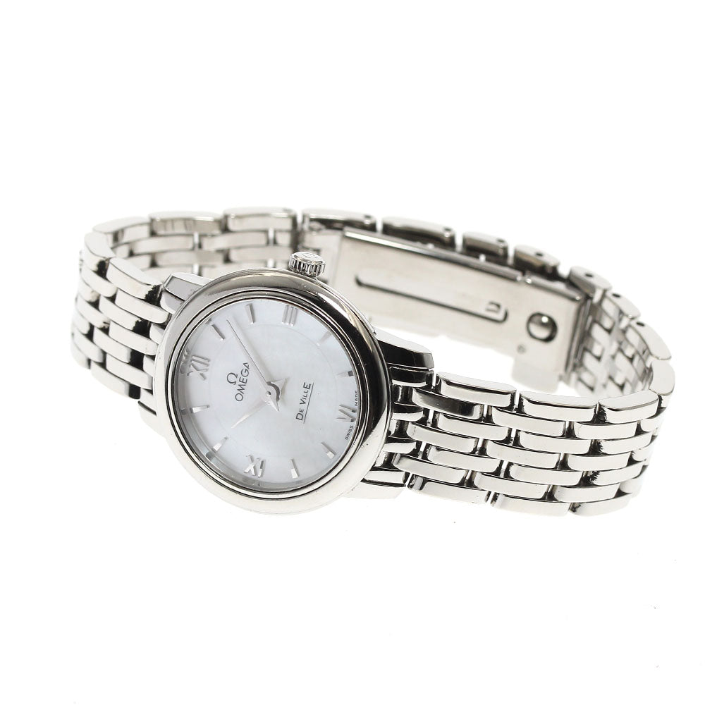 OMEGA De Ville Prestige 424.10.24.60.05.001 White shell Dial Quartz Ladies Watch_886143